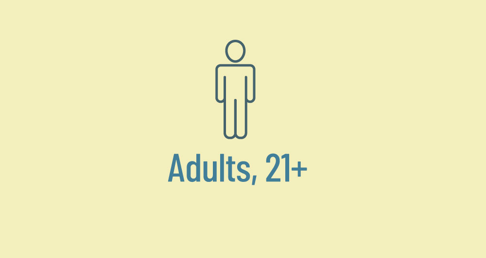 For Adults, 21+